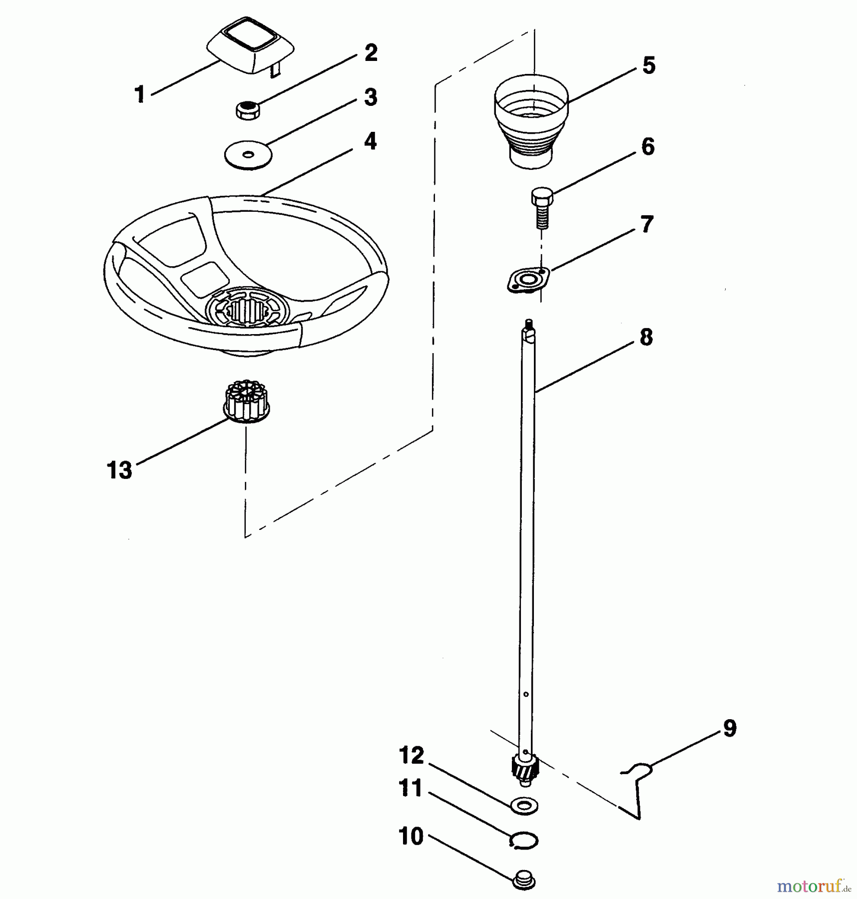 Poulan / Weed Eater Rasen und Gartentraktoren PP21R38MA - Poulan Pro Lawn Tractor STEERING WHEEL