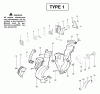 Poulan / Weed Eater BV1800LE (Type 1) - Weed Eater Barracuda Blower Ersatzteile Housing Assembly Type 1