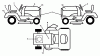Poulan / Weed Eater PXT12530 (96046003000) - Poulan XT Lawn Tractor (2010-01) Ersatzteile DECALS