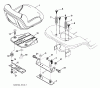 Poulan / Weed Eater PXT12530 (96046003000) - Poulan XT Lawn Tractor (2010-01) Ersatzteile SEAT