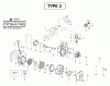 Poulan / Weed Eater BV1800LE (Type 2) - Weed Eater Barracuda Blower Ersatzteile Engine Assembly Type 2