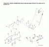 Poulan / Weed Eater PXT12538 (96016002200) - Poulan XT Lawn Tractor (2010-10) Ersatzteile MOWER LIFT / DECK LIFT