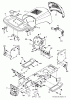 Poulan / Weed Eater PXT175G42 (96016002401) - Poulan XT Lawn Tractor (2011-03) Ersatzteile CHASSIS ENCLOSURES