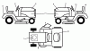 Poulan / Weed Eater PXT175G42 (96016002401) - Poulan XT Lawn Tractor (2011-03) Ersatzteile DECALS