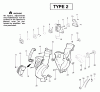 Poulan / Weed Eater BV1650LE (Type 2) - Weed Eater Barracuda Blower Ersatzteile Housing Assembly Type 2
