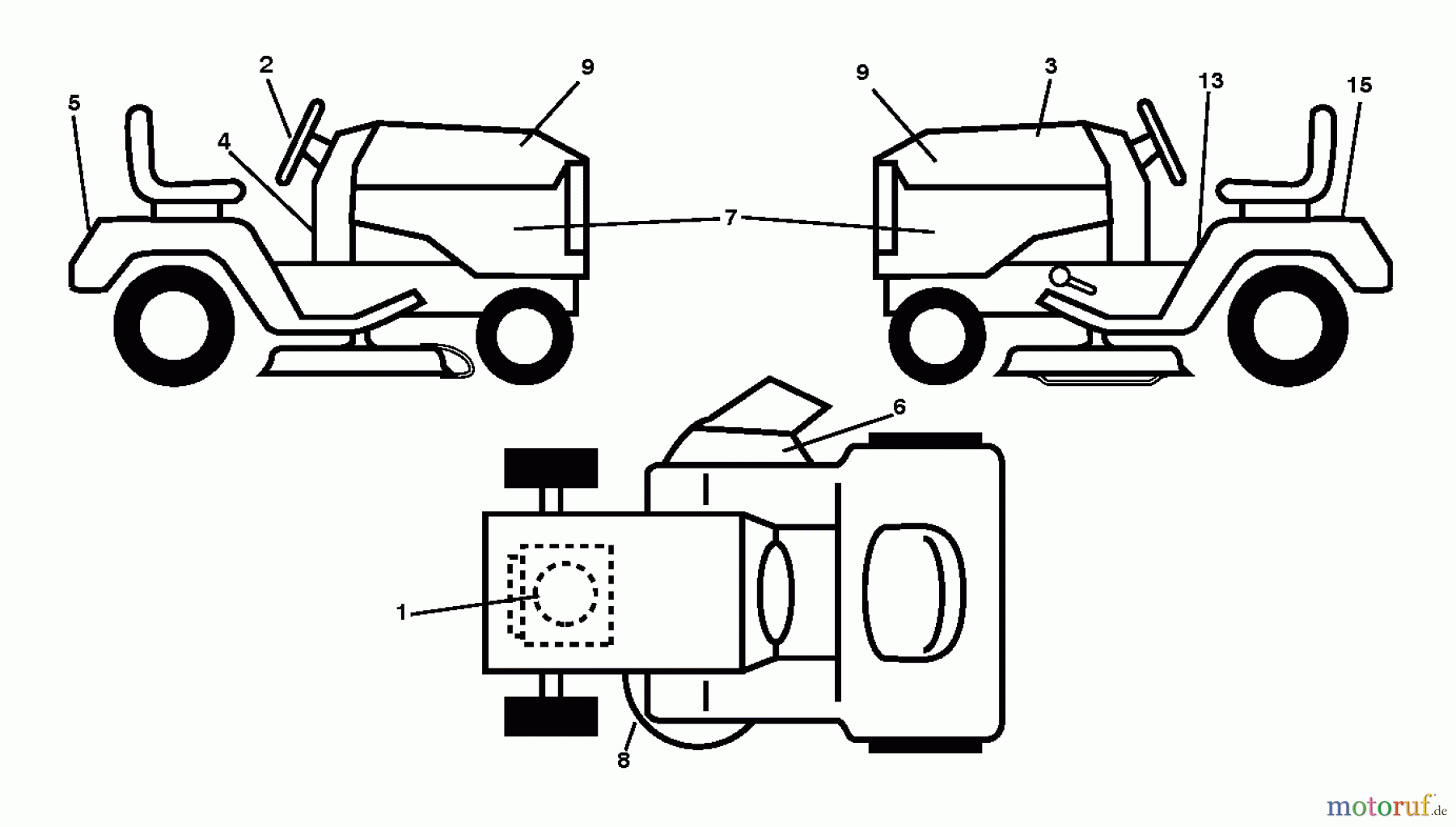 Poulan / Weed Eater Rasen und Gartentraktoren PXT175G42 (96016002602) - Poulan XT Lawn Tractor (2012-12) DECALS
