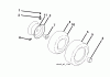 Poulan / Weed Eater W17542H (96041012000) - Weed Eater Lawn Tractor (2010-01) Ersatzteile WHEELS TIRES