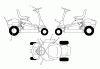 Poulan / Weed Eater WE261 (96022001002) - Weed Eater Lawn Tractor (2011-08) Ersatzteile DECALS