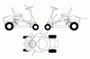 Poulan / Weed Eater WE261 (96024000103) - Weed Eater Lawn Tractor (2011-08) Ersatzteile DECALS