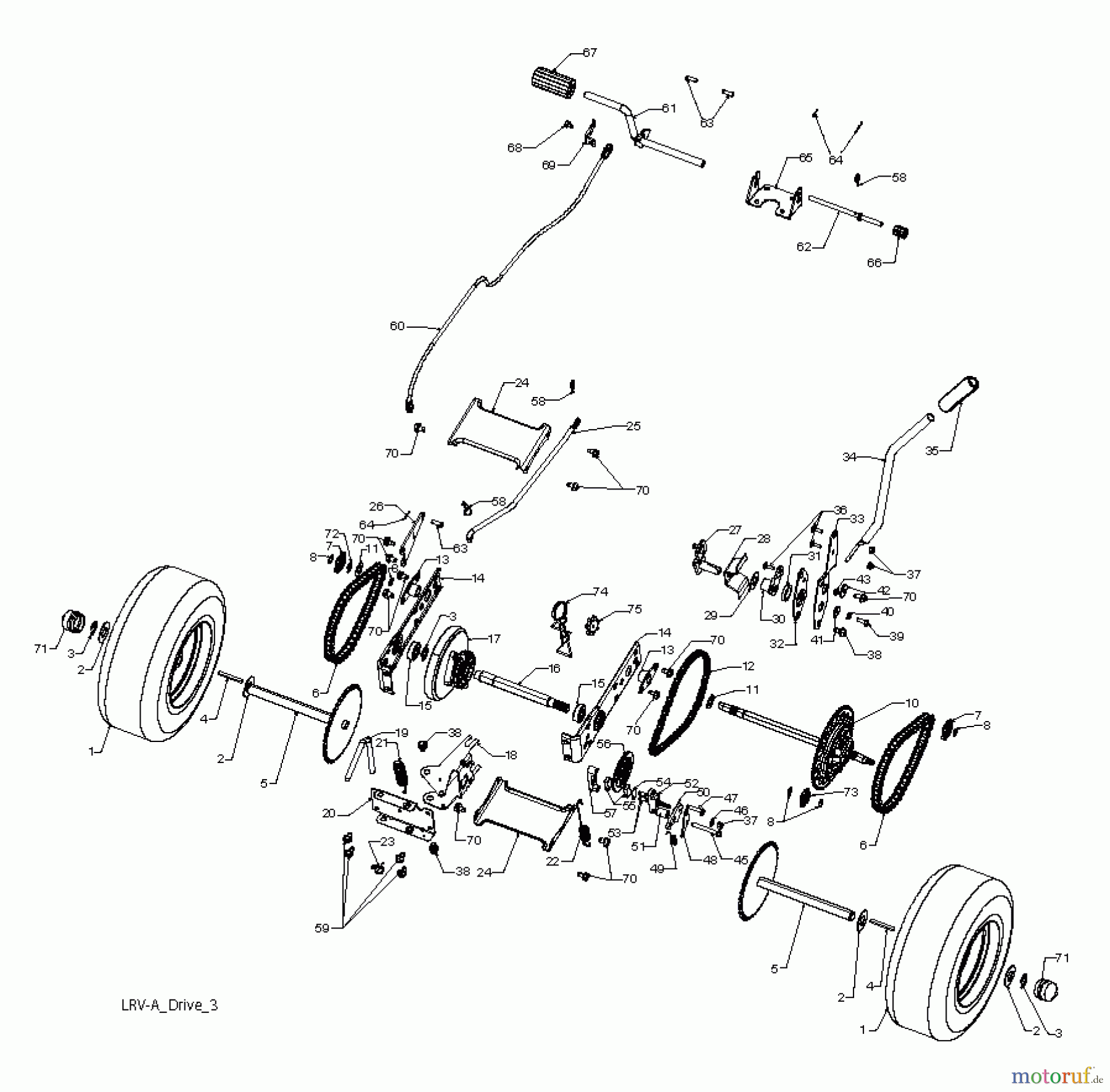 Poulan / Weed Eater Rasen und Gartentraktoren WE261 (96024000103) - Weed Eater Lawn Tractor (2011-08) DRIVE