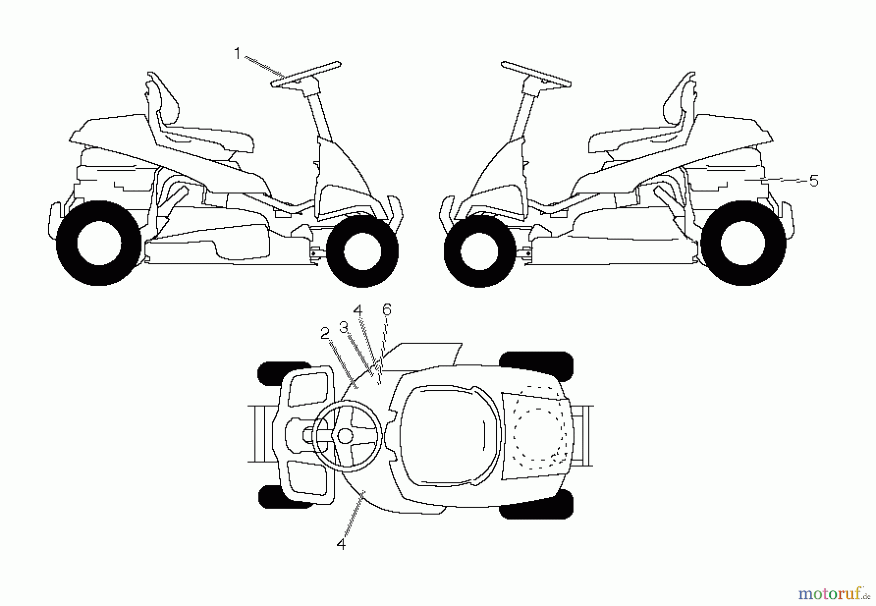 Poulan / Weed Eater Rasen und Gartentraktoren WELRVBA30 (96026000101) - Weed Eater Lawn Tractor (2011-10) DECALS