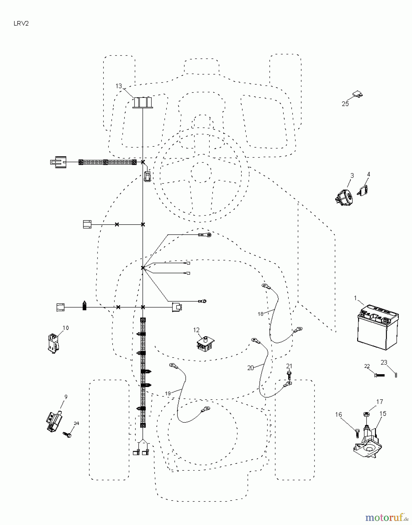  Poulan / Weed Eater Rasen und Gartentraktoren WELRVBA30 (96026000100) - Weed Eater Lawn Tractor (2011-01) ELECTRICAL