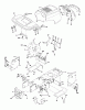 Poulan / Weed Eater WET1742STA - Weed Eater Lawn Tractor (2003-01) Ersatzteile CHASSIS ENCLOSURES