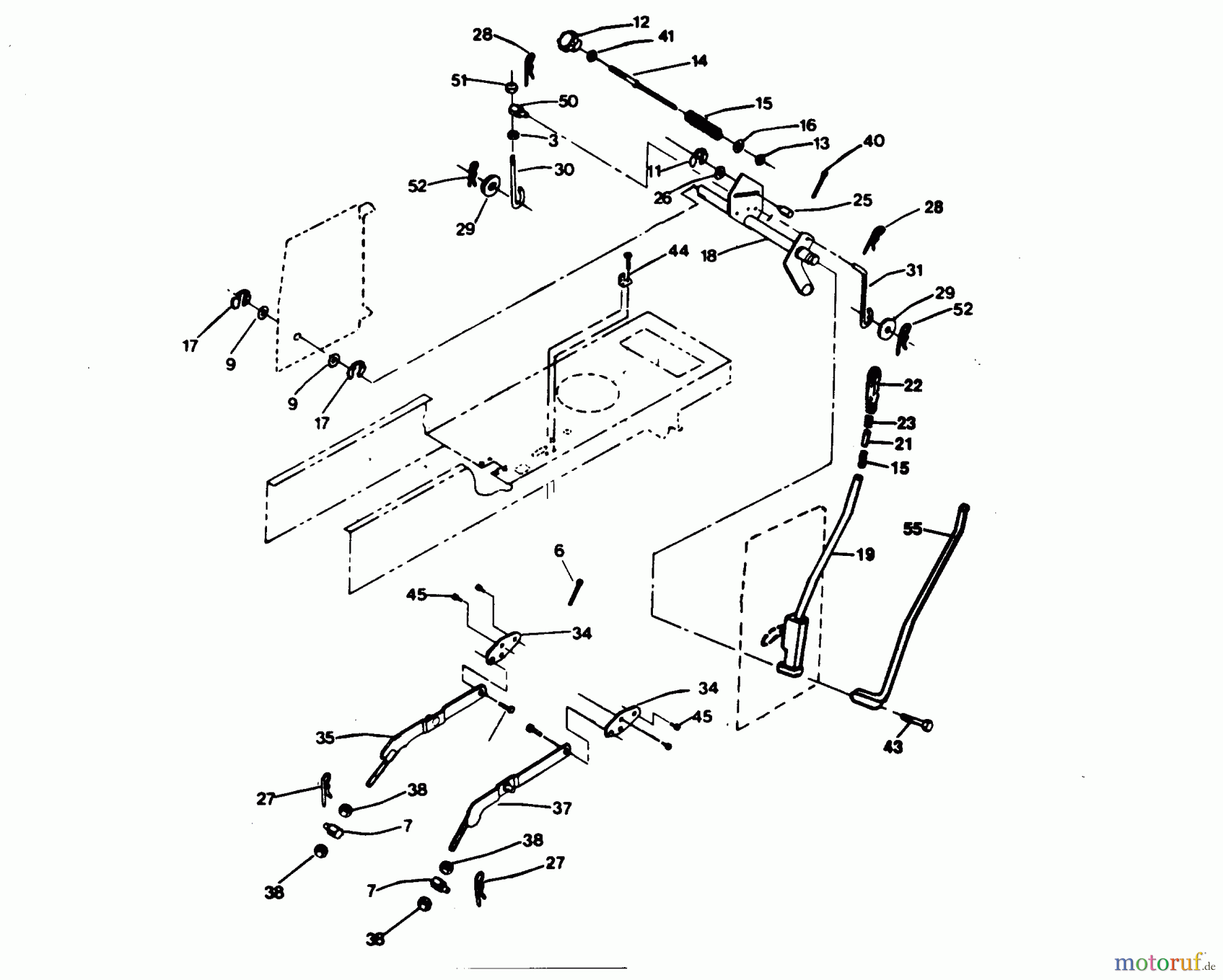 Poulan / Weed Eater Rasen und Gartentraktoren XEY1142AR - Poulan Pro Lawn Tractor LIFT ADJUSTMENT