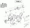 Poulan / Weed Eater BV1850LE (Type 4) - Weed Eater Barracuda Blower Ersatzteile Housing Type 4