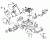 Poulan / Weed Eater PP750P - Poulan Pro Walk-Behind Mower Ersatzteile MOWER HOUSING, ENGINE B/S 124702