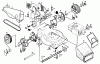 Poulan / Weed Eater PP822SA - Poulan Pro Walk-Behind Mower Ersatzteile DRIVE SHAFT & CATCHER FRAME