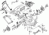 Poulan / Weed Eater PP850PA - Poulan Pro Walk-Behind Mower Ersatzteile MOWER HOUSING, ENGINE B/S 124702