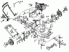 Poulan / Weed Eater PP850PEA - Poulan Pro Walk-Behind Mower Ersatzteile MOWER HOUSING, ENGINE B/S 124707
