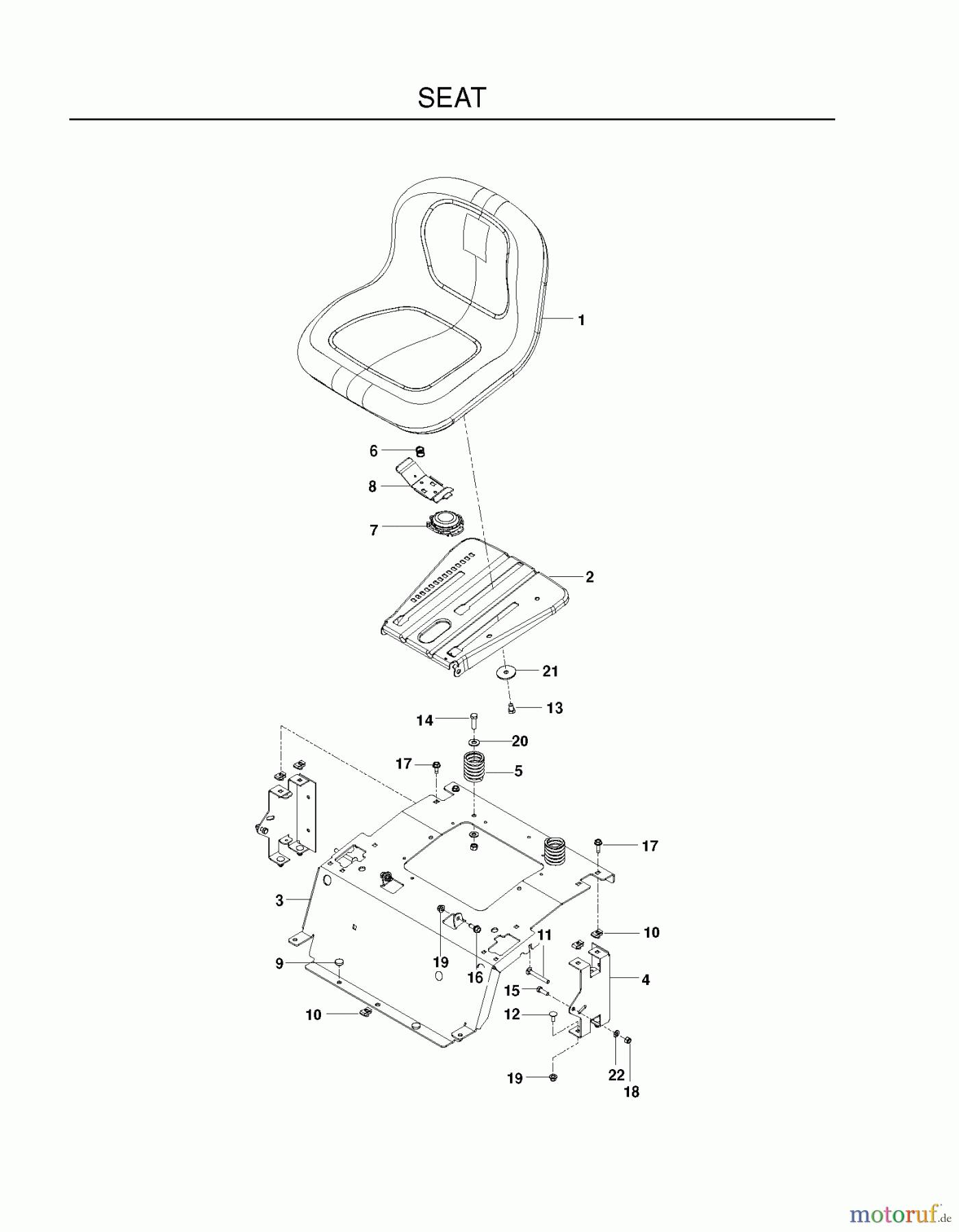 Poulan / Weed Eater Nullwendekreismäher, Zeroturn 461ZX (966681801) - Poulan Pro 46