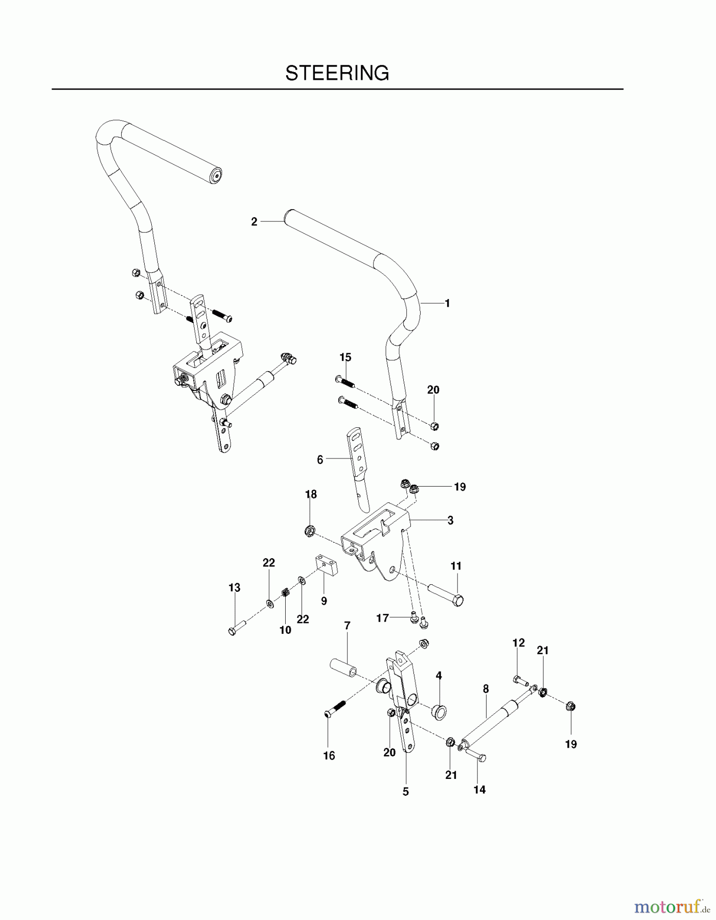 Poulan / Weed Eater Nullwendekreismäher, Zeroturn 461ZX (966681801) - Poulan Pro 46