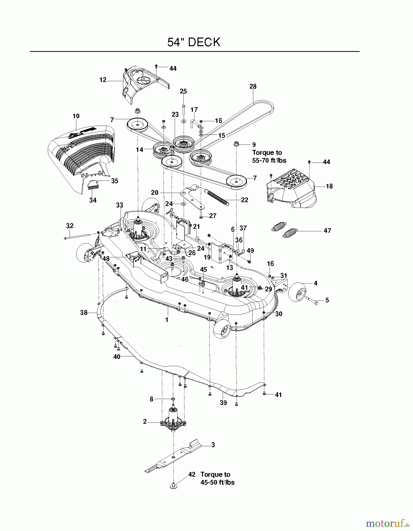  Poulan / Weed Eater Nullwendekreismäher, Zeroturn 541ZX (966681901) - Poulan Pro 54