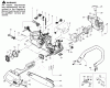 Poulan / Weed Eater 1900LE - Poulan Patriot Chainsaw Ersatzteile Handle, Chassis & Bar Assembly