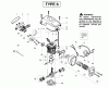 Poulan / Weed Eater 1950 (Type 6) - Poulan Woodshark Chainsaw Ersatzteile Engine Assembly Type 6