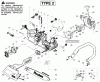 Poulan / Weed Eater 1950LE (Type 2) - Poulan Woodshark Chainsaw Ersatzteile Handle, Chassis & Bar Assembly Type 2