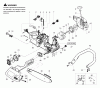 Poulan / Weed Eater 1975 (Type 7) - Poulan Woodshark Chainsaw Ersatzteile Handle & External Assembly Type 7