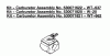 Poulan / Weed Eater 2050LE (Type 1) - Poulan Pioneer Chainsaw Ersatzteile Kit - Carburetor Assembly