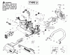 Poulan / Weed Eater 2055LE (Type 2) - Poulan Woodsman Chainsaw Ersatzteile Chassis & Handle Assembly Type 2