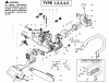 Poulan / Weed Eater 2075 (Type 5) - Poulan Chainsaw Ersatzteile Handle, Chassis & Bar Assembly Type 1,2,3,4,5