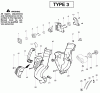 Poulan / Weed Eater BV2000LE (Type 3) - Weed Eater Barracuda Blower Ersatzteile Housing Type 3