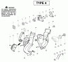 Poulan / Weed Eater BV2000LE (Type 4) - Weed Eater Barracuda Blower Ersatzteile Housing Type 4