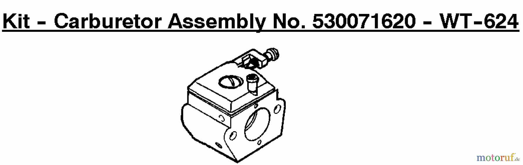 Poulan / Weed Eater Motorsägen 2150 PR - Poulan Chainsaw Kit - Carburetor Assembly