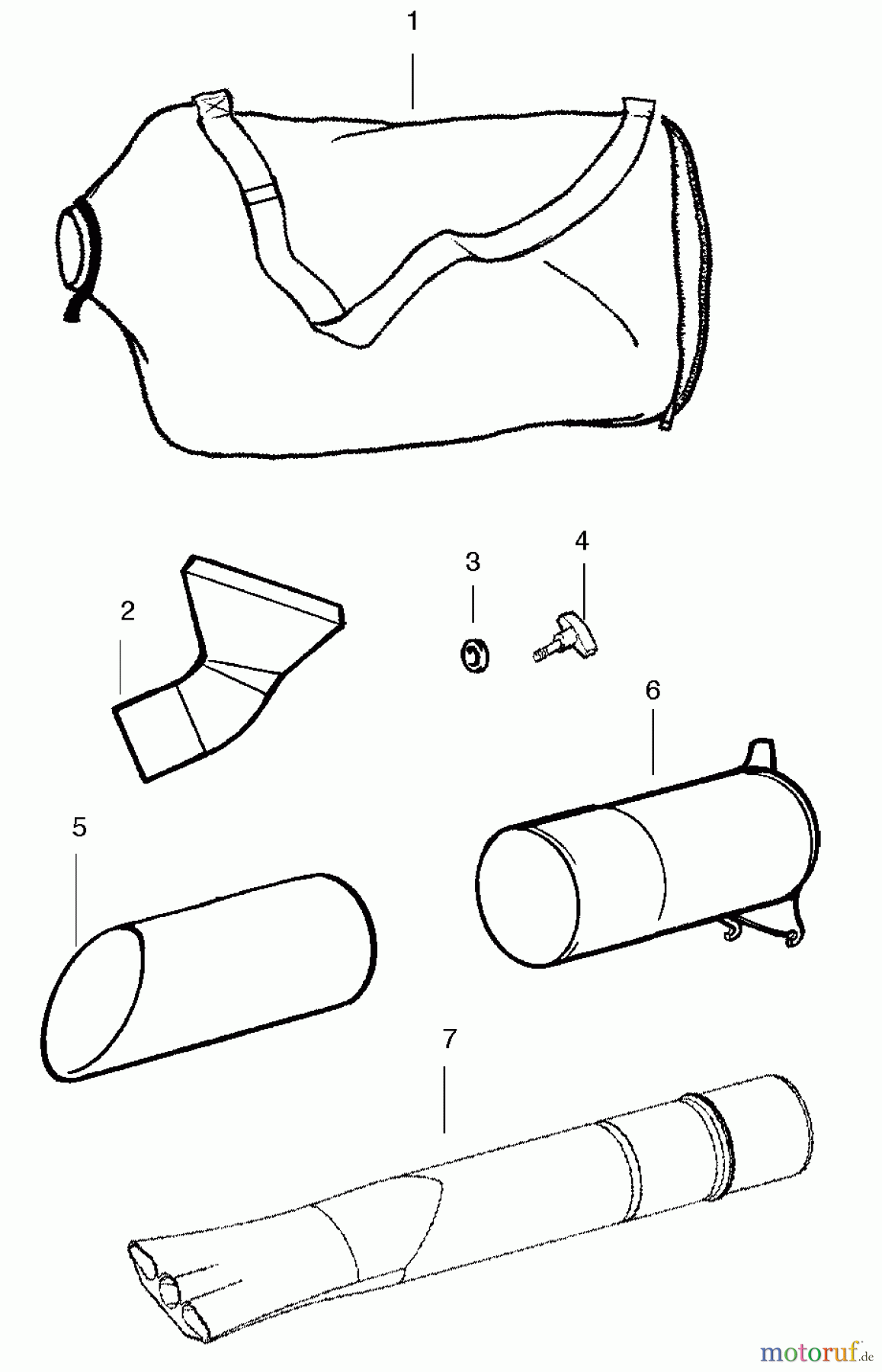 Poulan / Weed Eater Bläser / Sauger / Häcksler / Mulchgeräte BV2000LE (Type 3) - Weed Eater Barracuda Blower Tube - Assy - Vacuum