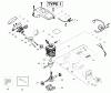 Poulan / Weed Eater 2150LE (Type 1) - Poulan Predator Chainsaw Ersatzteile Engine Assembly Type 1