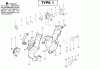 Poulan / Weed Eater BV200LE (Type 1) - Weed Eater Blower Ersatzteile Housing Assembly Type 1