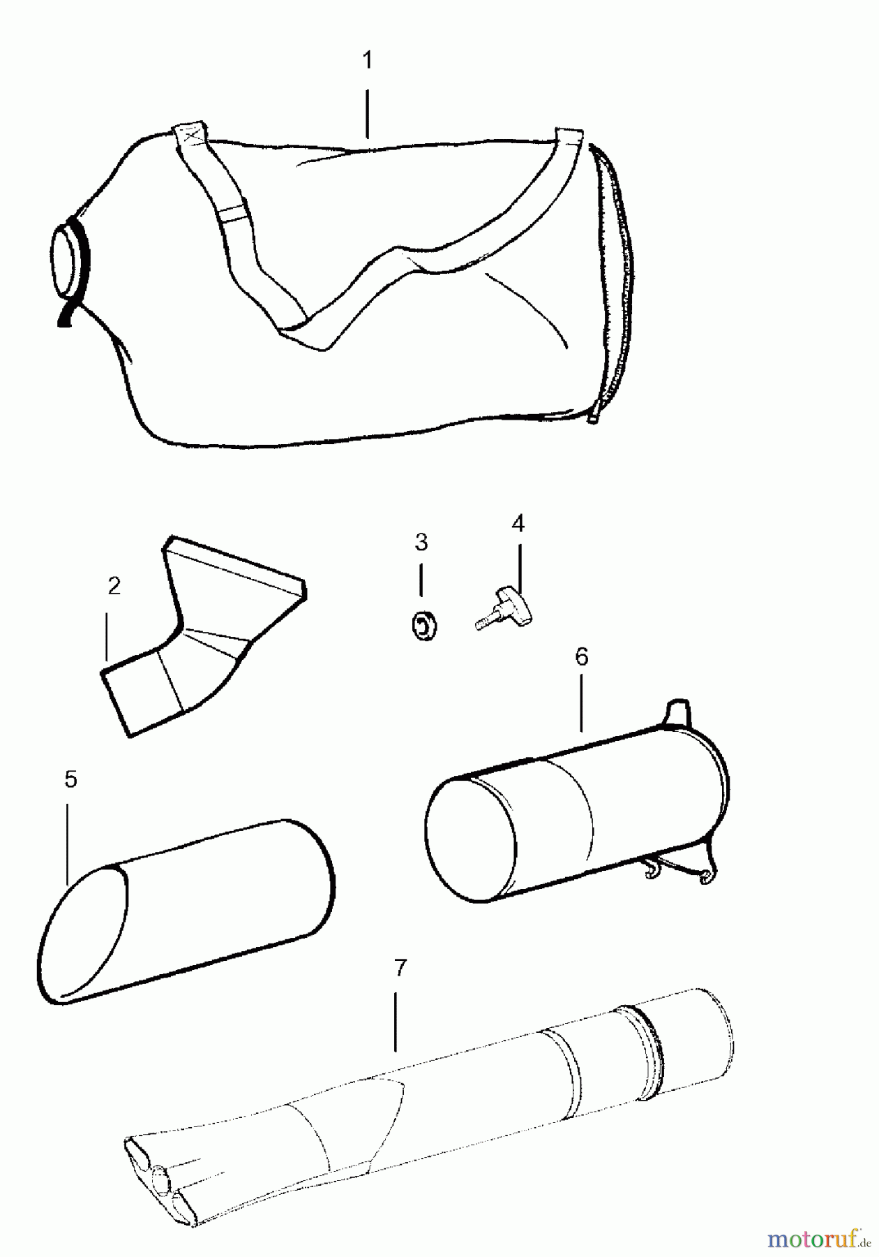 Poulan / Weed Eater Bläser / Sauger / Häcksler / Mulchgeräte BV200LE (Type 1) - Weed Eater Blower Vacuum Tube Assembly