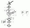 Poulan / Weed Eater 2350 - Poulan Chainsaw Ersatzteile Carburetor Assembly Kit P/N 530069703