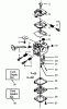 Poulan / Weed Eater 2350CVA - Poulan Chainsaw Ersatzteile CARB.WT-3 BEFORE S/N A335001, WT-20 S/N A335001 & AFTER