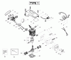 Poulan / Weed Eater 2375LE (Type 1) - Poulan Wildthing Chainsaw Ersatzteile Engine Assembly Type 1