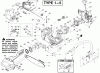 Poulan / Weed Eater 2250 (Type 3) - Poulan Woodmaster Chainsaw Ersatzteile Handle, Chassis & Bar Assembly Type 1-4