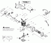 Poulan / Weed Eater 2250 (Type 7) - Poulan Woodmaster Chainsaw Ersatzteile Engine Assembly Type 7
