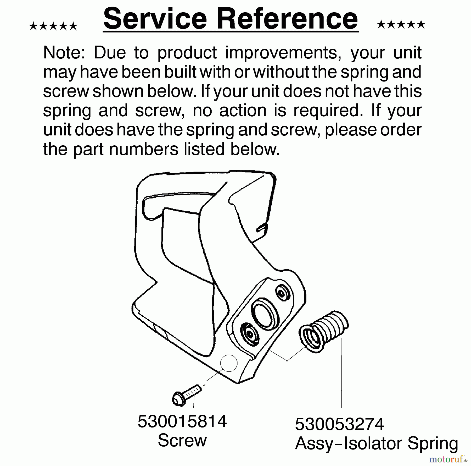 Poulan / Weed Eater Motorsägen 2550LE (Type 1) - Poulan Woodmaster Chainsaw Service Reference