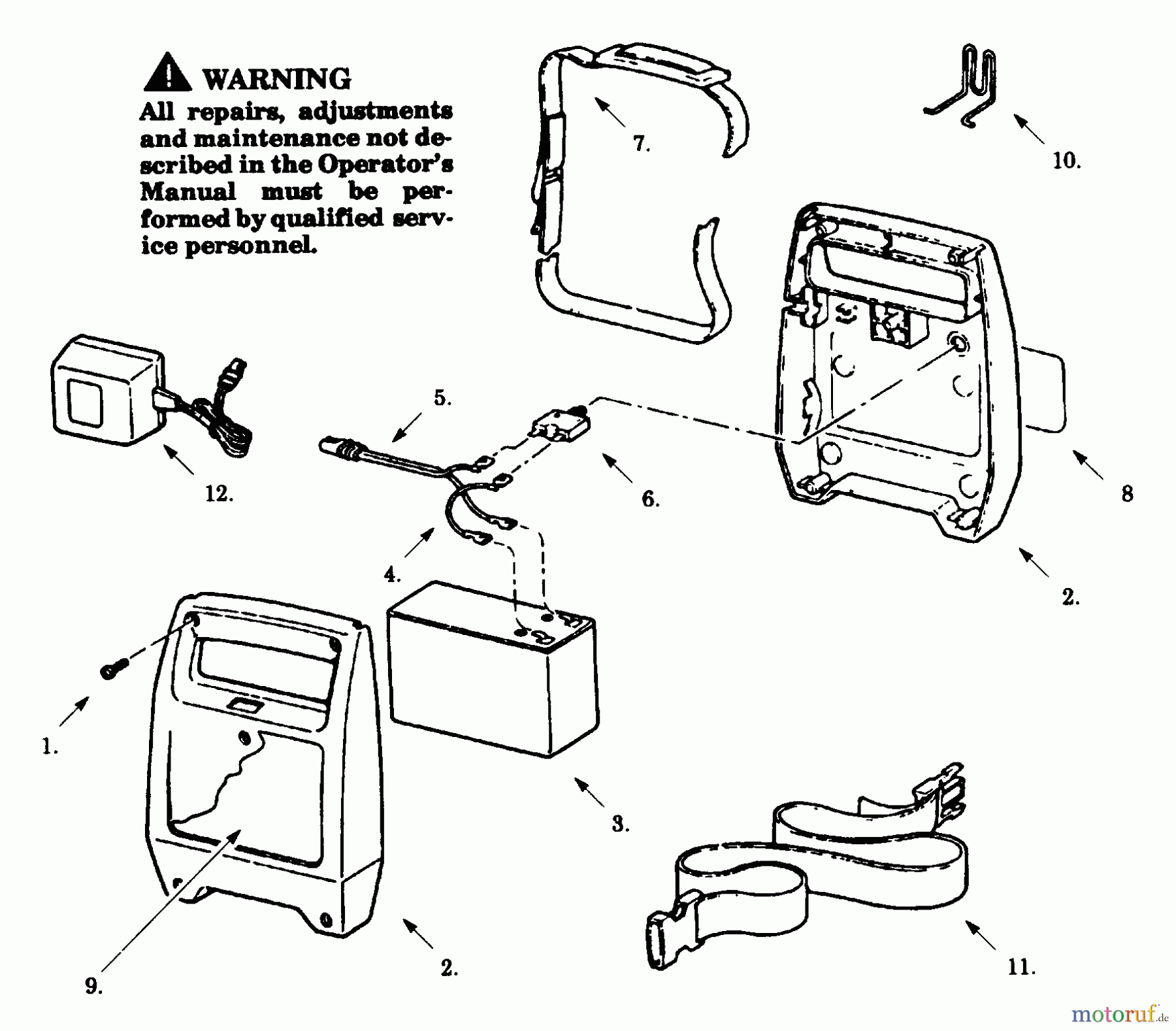  Poulan / Weed Eater Zubehör PP12-00 - Paramount Battery Pac BATTERY PAC ASSEMBLY