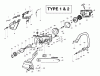 Poulan / Weed Eater 2900 (Type 1) - Poulan Chainsaw Ersatzteile Handle, Chassis & Bar Assembly - Type 1 & 2