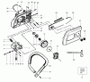 Poulan / Weed Eater 3350 - Poulan Chainsaw Ersatzteile HANDLES & BAR