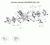 Poulan / Weed Eater 3450 (p219) - Poulan Chainsaw Ersatzteile Carburetor Assembly (HDA164) 530069895